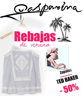 Rebajas de altas marcas en Gasparina