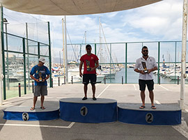 Jorge Bachero, vencedor absoluto de la liga autonómica de kayak de mar