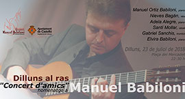 Conciertos homenaje a Manuel Babiloni en Castellón