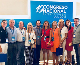 Compromisarios del PP Castellón en el 19 Congreso extraordinario del PP nacional
