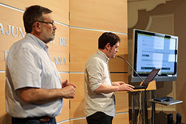 Facturas y gastos correspondientes al primer semestre de 2018 de Castellón, disponibles en la web