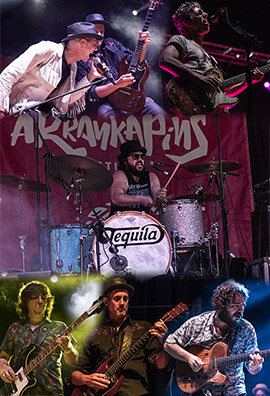 Despedida de Tequila en el festival de música Arrankapins en Castellón