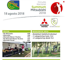 Torneo Circuito nacional Summung Golf en el Club de Campo Mediterráneo