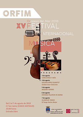 XV Festival internacional Música ORFIM en Oropesa del Mar