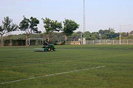 Mantenimiento de 15 campos de fútbol de la ciudad de Castellón