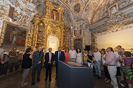 Inauguración de la exposición de arte sacro, La Llum de la Memòria, en Jérica y Caudiel