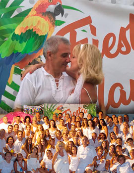 Fiesta Blanca de Juan Carlos y Amparo verano 2018