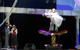 Espectáculo musical del mago Yunke en el Teatre Principal de Castelló
