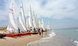 El Club de Vela de Alcocebre acogerá durante los días 9, 10 y 11 de octubre la Copa de España de la clase Patín a Vela