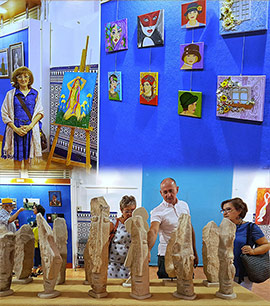 Exposición de AMART en el edificio Moruno del Grao de Castellón