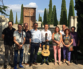 Homenaje del jurado al Maestro Tárrega en Benicàssim