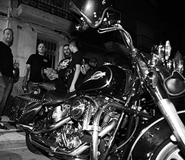 Fiesta biker en La Pacheca del Grao de Castellón