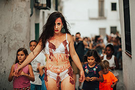 Tres acciones performánticas en la Mostra d´Arts Escèniques de Castellón