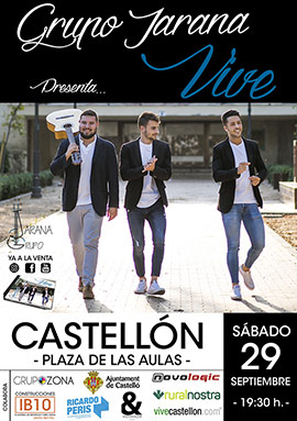 El Grupo Jarana presenta un nuevo CD con una actuación en la plaza de las Aulas de Castellón