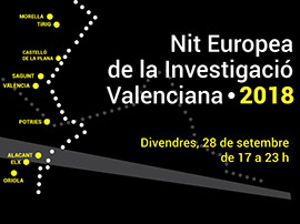 Actividades para celebrar la Noche Europea de la Investigación Valenciana