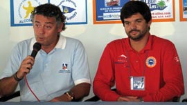 Oriol Mahiques y Jordi Obach, campeones de la Copa de España de Patín a Vela disputada en el CV Alcocebre