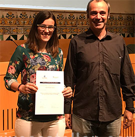 Lara Ferrando Esteve de la UJI gana el premio SEA al mejor trabajo final de grado del XVI Concurso Student de Estadística Aplicada