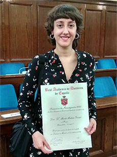 Premio de Doctorado en Humanidades a la profesora de la UJI Maria Medina-Vicent