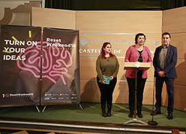 Presentación del evento para emprendedores, Reset Weekend