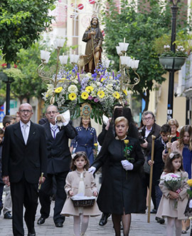 Procesión en honor a Sant Roc de la Vila