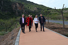 Se inician las obras para dar continuidad al paseo que unirá la Vall d'Uixó con Alfondeguilla