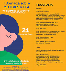 I Jornada sobre mujeres y TEA en la UJI