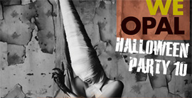 Fiesta Halloween en la sala Opal el 30 de octubre