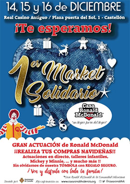 Market Solidario a favor de la Fundación Infantil Ronald McDonald