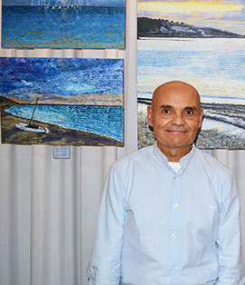 Raúl Segura presenta su obra en el Hotel del Golf Playa