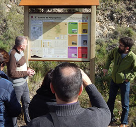 Diputación de Castellón señaliza con paneles informativos Camins de Penyagolosa