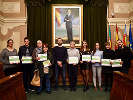 Entrega de los premios del concurso de fotografía del Calendario Natural 2019