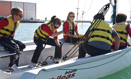 Éxito rotundo en la primera jornada de competición de los Jocs  Esportius de Vela en Castellón y Valencia