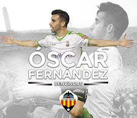 Óscar Fernández, nuevo jugador del CD Castellón