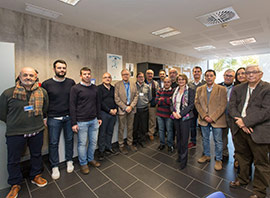 La rectora Eva Alcón se reúne con empresas instaladas Espaitec en la Universitat Jaume I