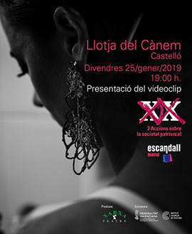 Escandall Teatral presenta el videoarte de su espectáculo ´XX´ en La Llotja del Cànem de Castelló