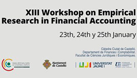 La UJI acoge el XIII Workshop on Empirical Research in Financial Accounting