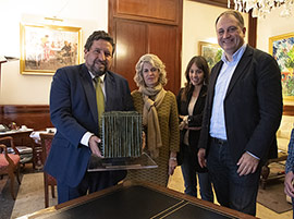 El stand de la Diputación de Castellón en Cevisama será la sede institucional de la cerámica provincial