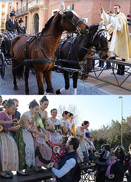 Festividad de San Antonio en Castellón