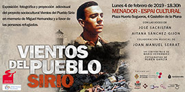 Vientos del Pueblo Sirio, exposición en el Menador Espai Cultural de Castellón