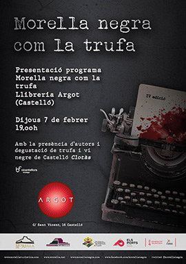 Presentación en Argot del programa Morella Negra como la Trufa