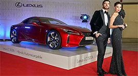 El Lexus LC 500h, en la alfombra roja de la gala de los Goya