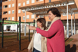 Se amplían las zonas deportivas en parques del distrito sur de Castellón