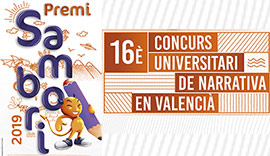 Premio Sambori 2019, dirigido al estudiantado de las universidades públicas valencianas