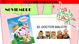 Teatro infantil la Varita Mágica en noviembre