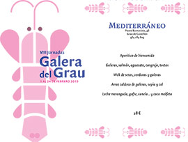 El restaurante Mediterráneo del Grao participa en las jornadas de la galera