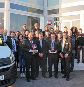 Comauto, premio al mejor concesionario Fiat Professional de España