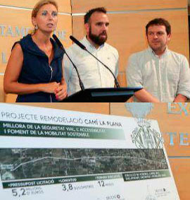 Luz verde al proyecto de ejecución del camino La Plana para comenzar las obras antes de Magdalena