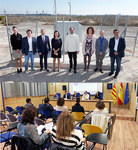 El puerto de Castellón amplia su red de sensores de partículas, cuyas mediciones podrán conocerse a tiempo real en el portal web