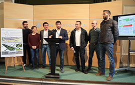 Presentación del proyecto del futuro parque ciclista de Castellón