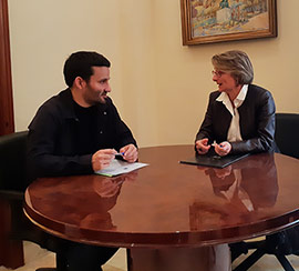 Eva Alcón traslada a Vicent Marzà las prioridades de la CRUPV